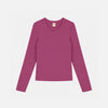 Jill Longsleeve Tee Magenta