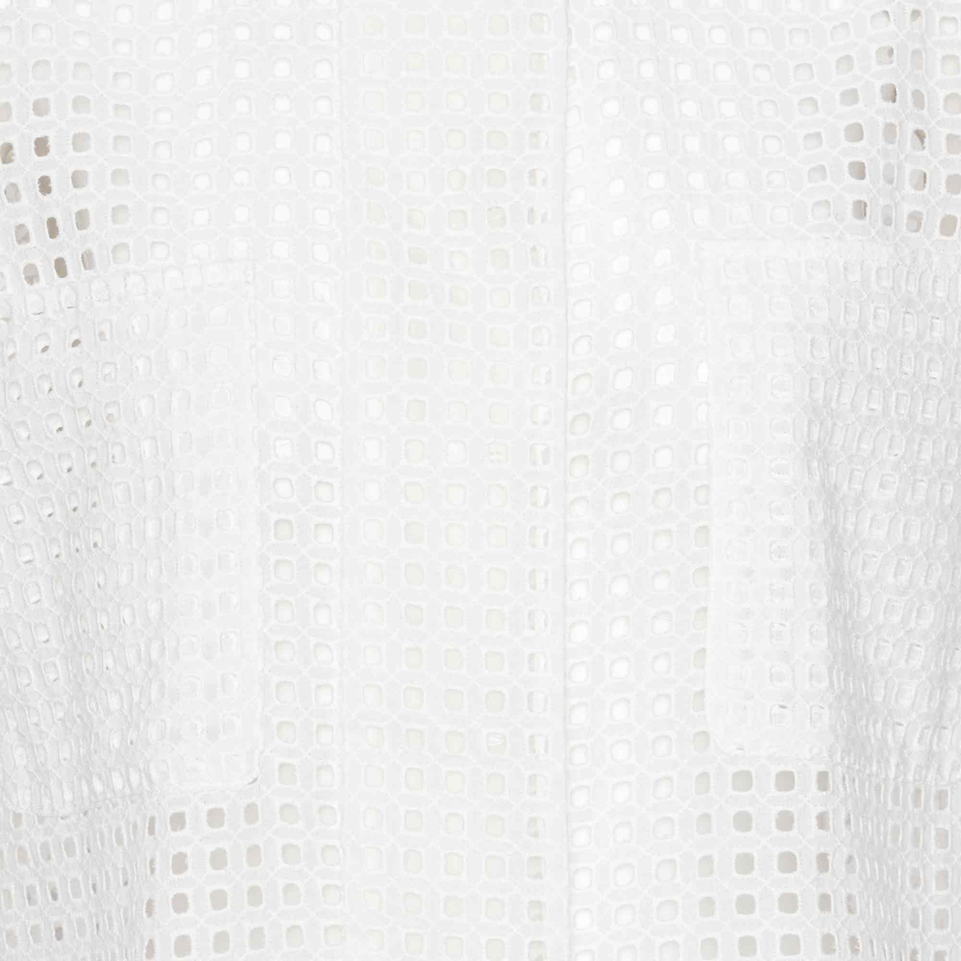 Stephen Embroidery Anglaise Shirt White