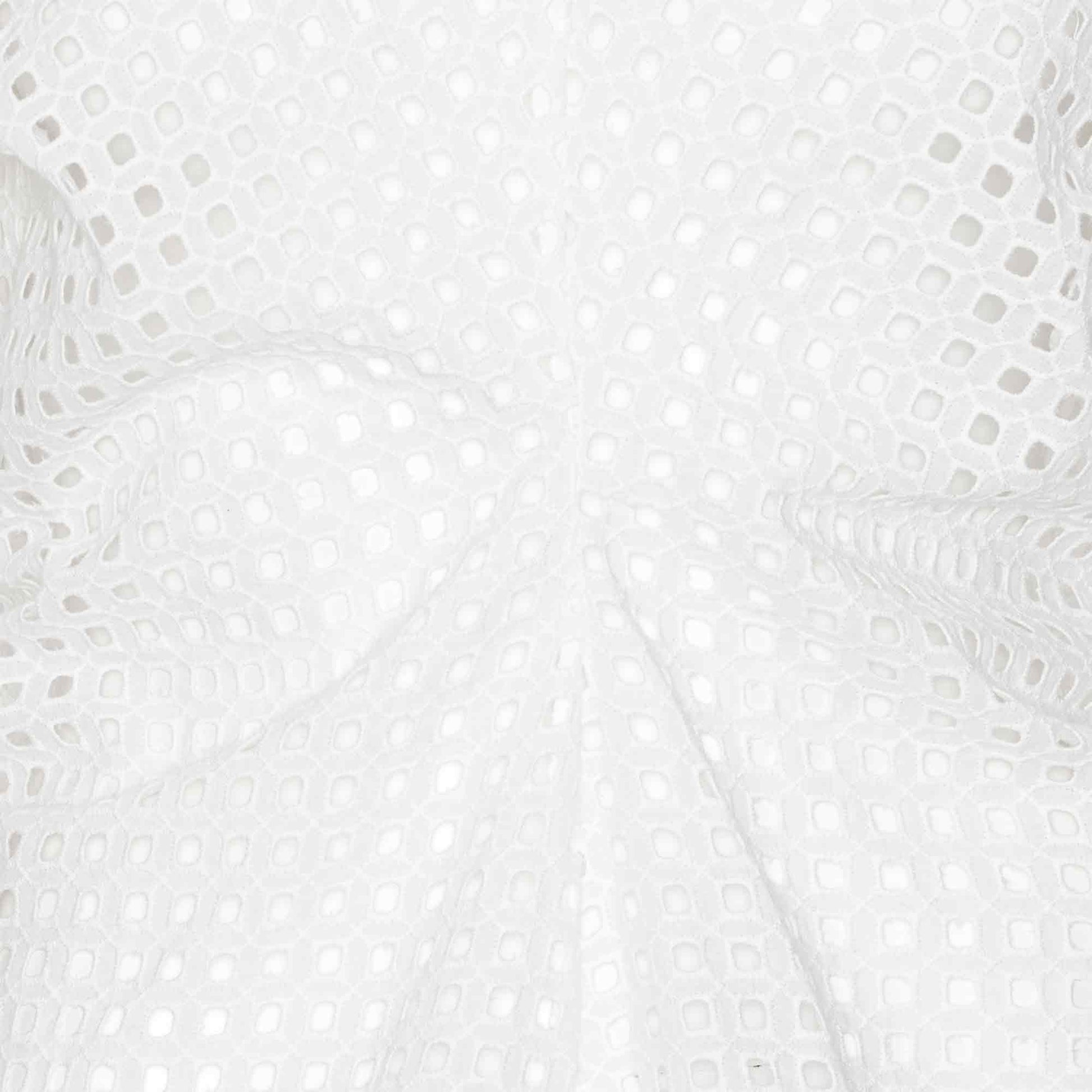 Joey Embroidery Anglaise Top White