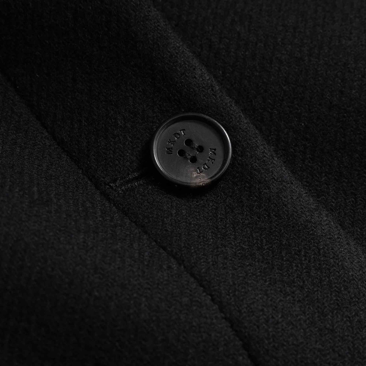 Julia Two Layered Wool Coat Black