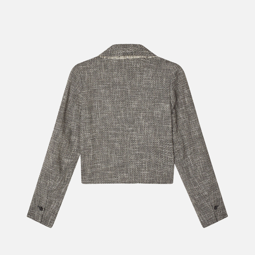 July Tweed Blazer Granite