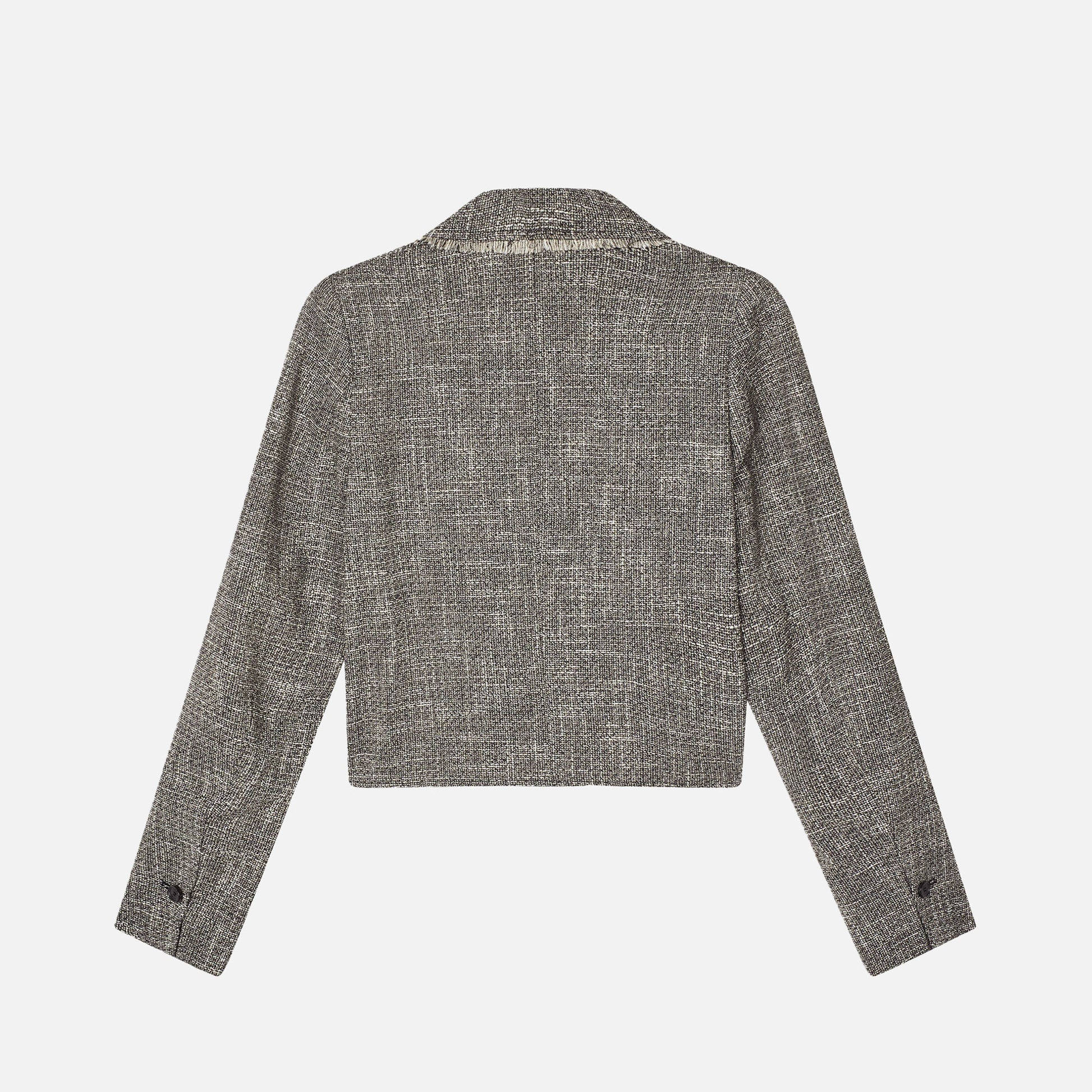 July Tweed Blazer Granite