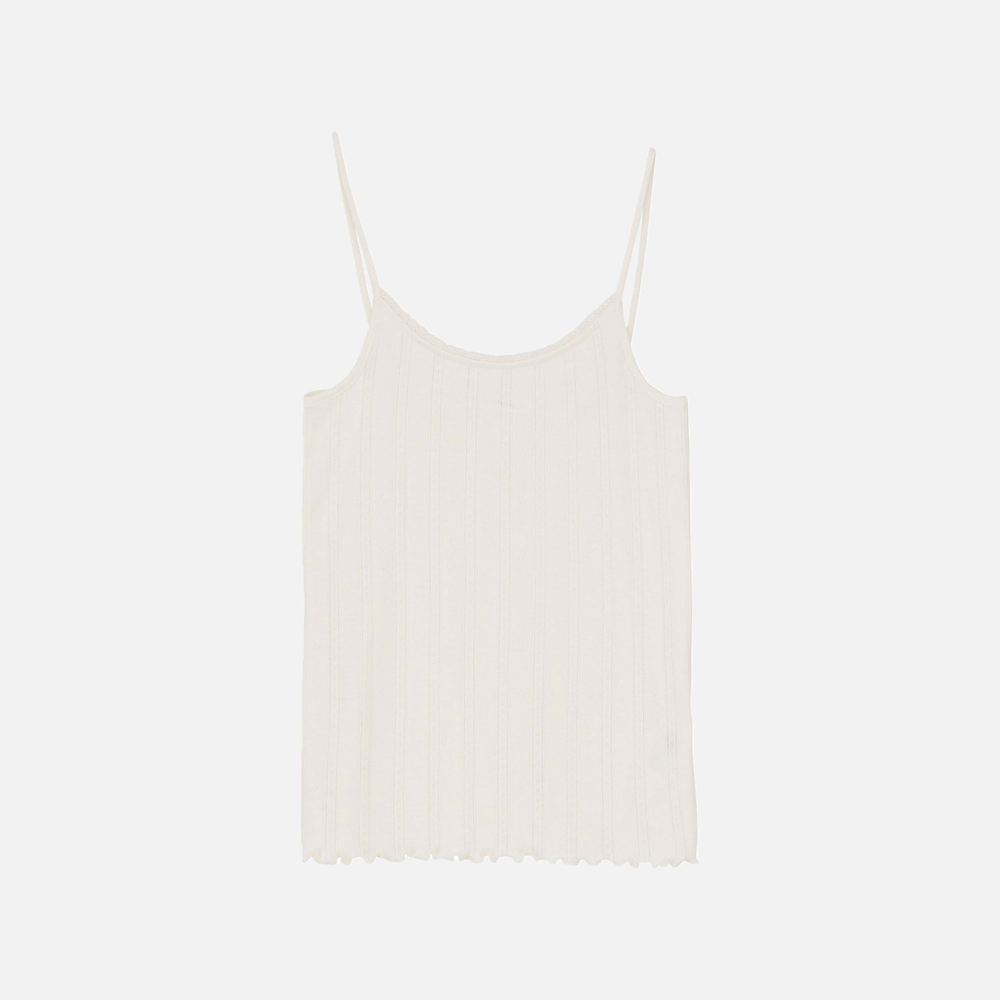June Cami Top Ecru