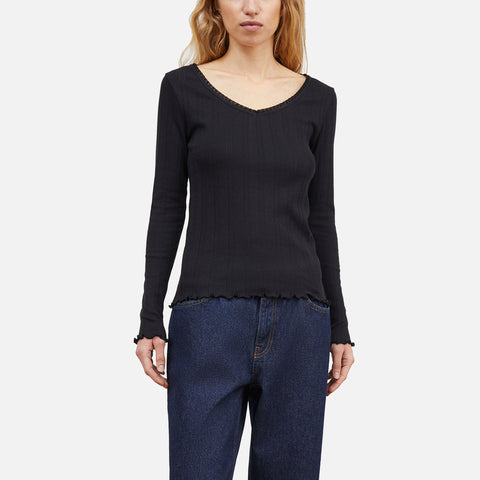 June V Blouse Black
