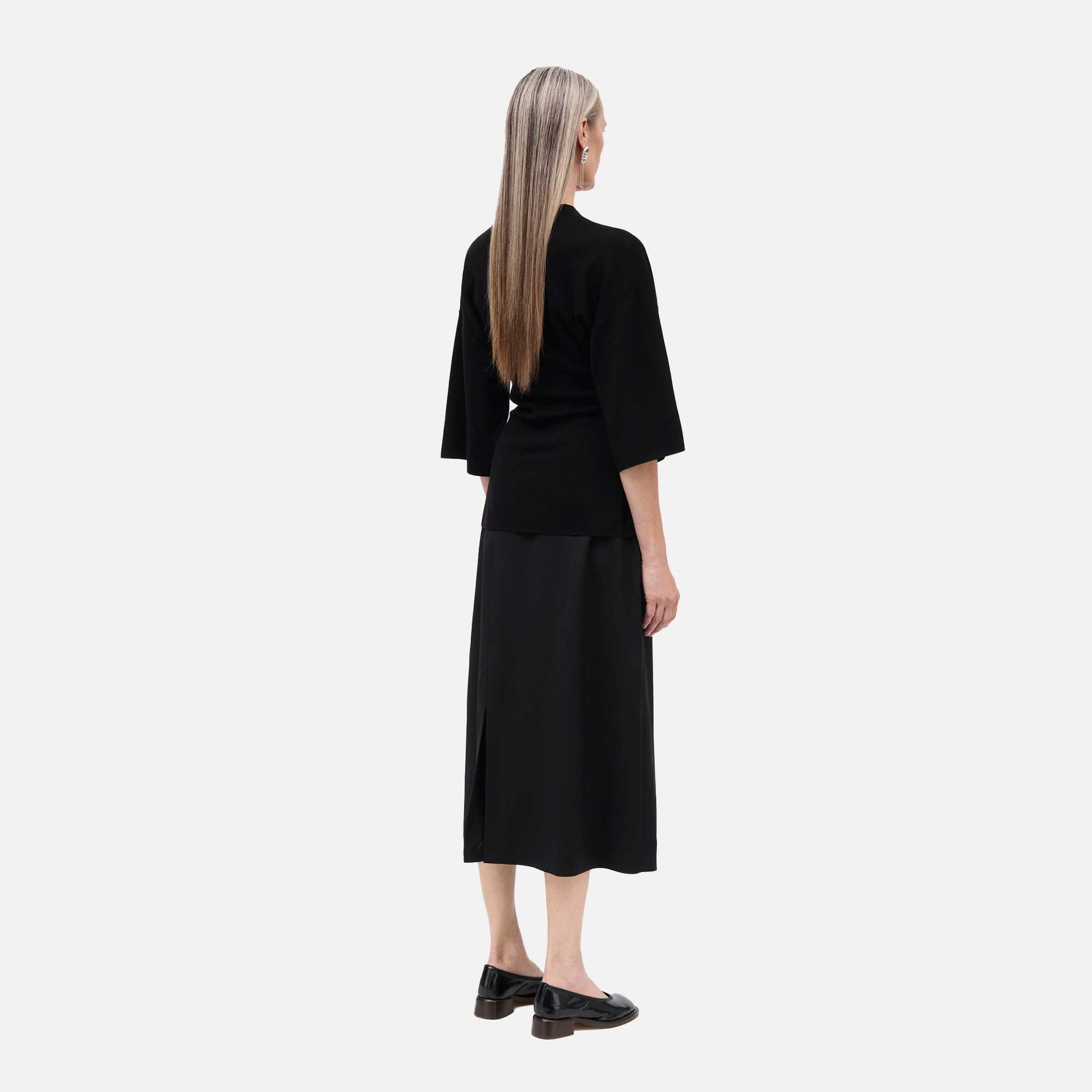 Kama Merino Blouse Black