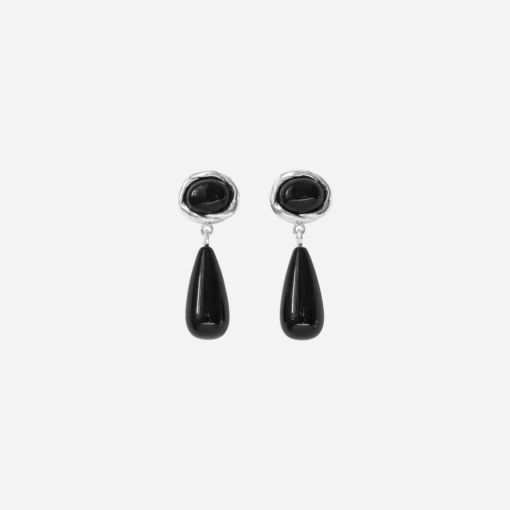 Kamma Earrings Onyx