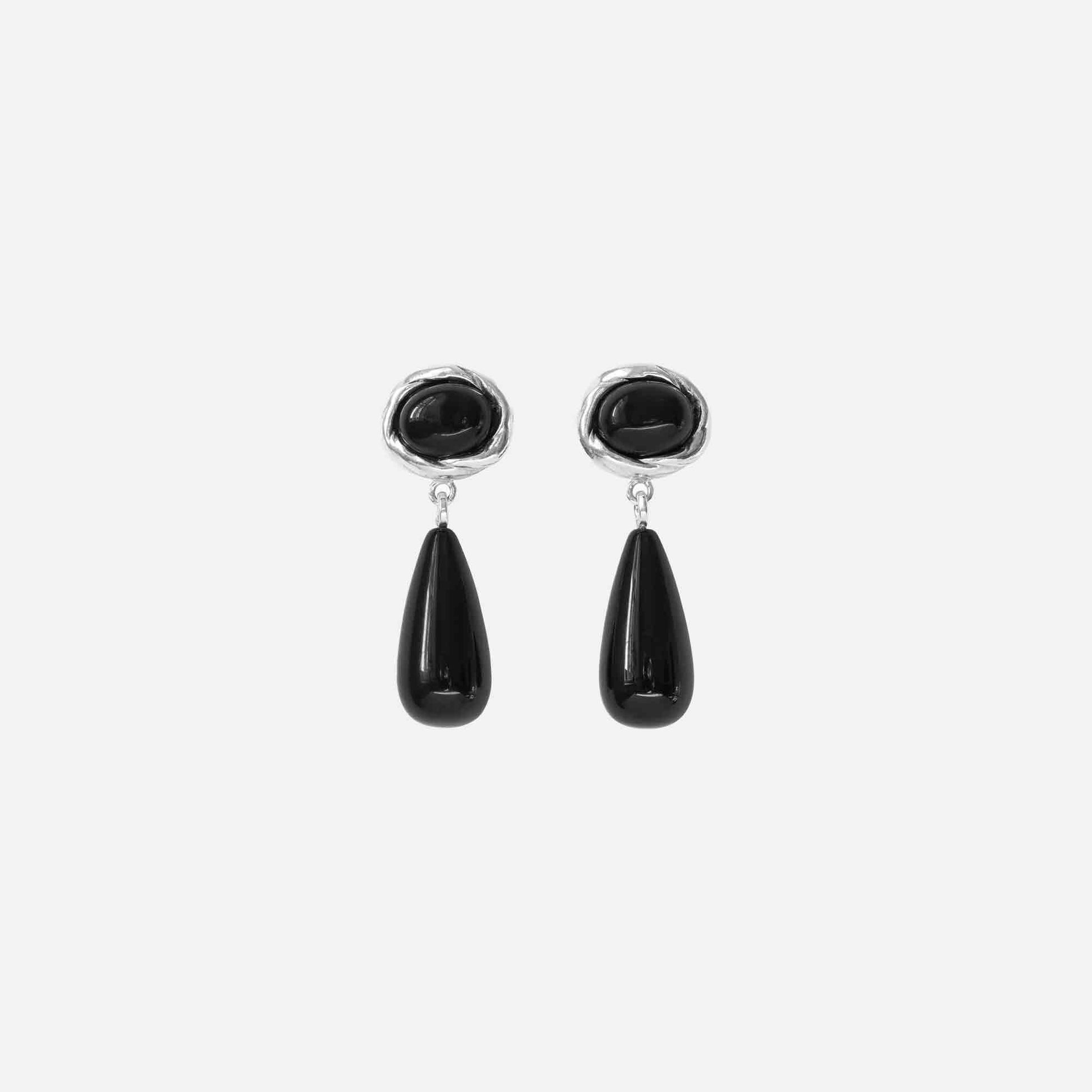 Kamma Earrings Onyx