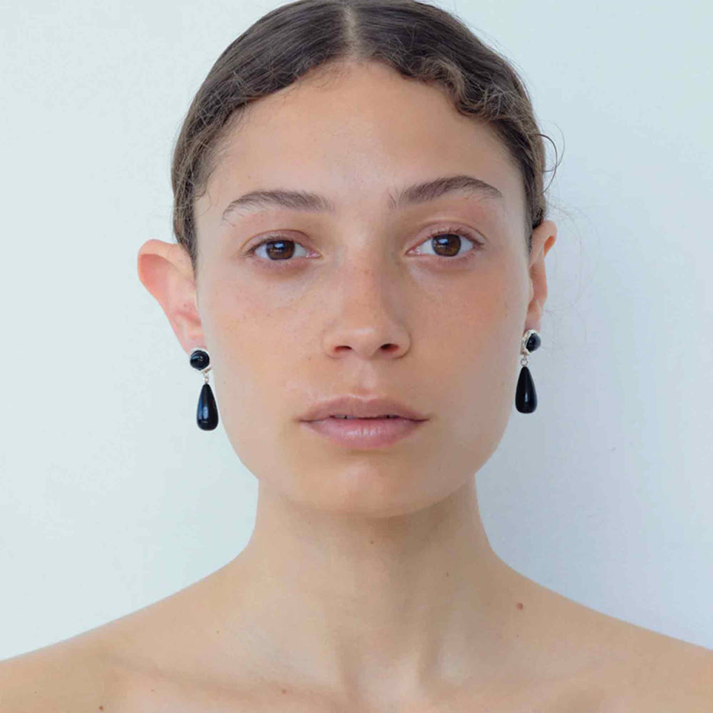 Kamma Earrings Onyx