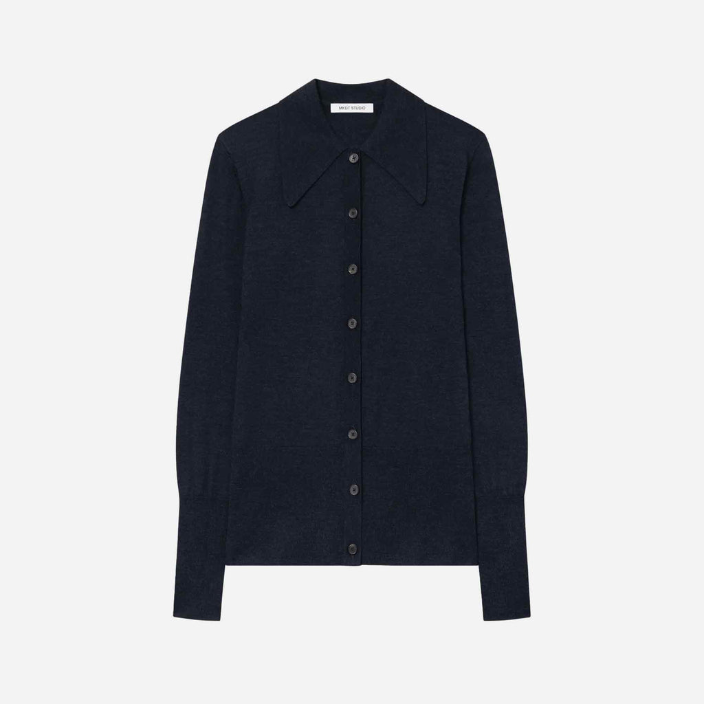 Kassy Merino Sweater Dark Navy