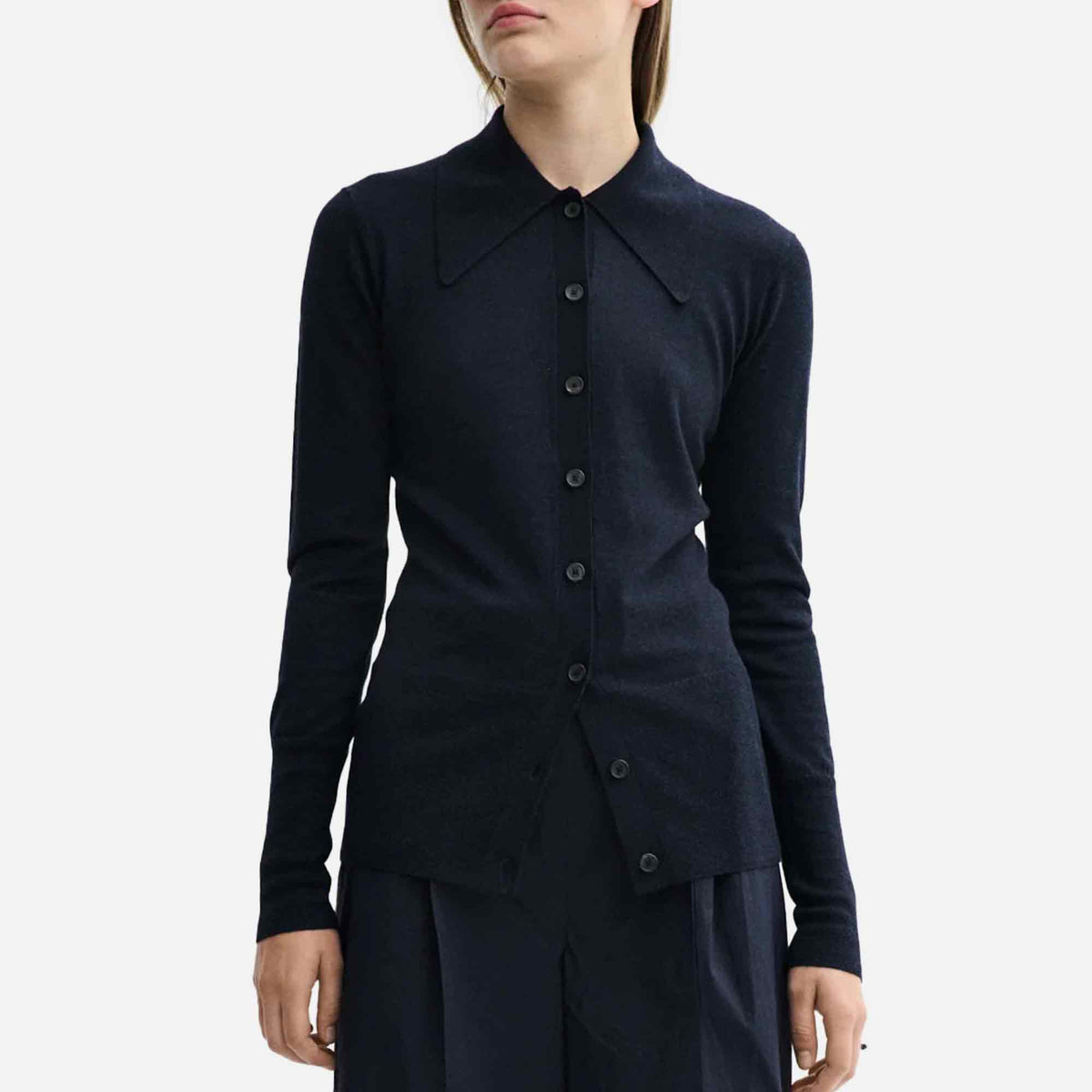Kassy Merino Sweater Dark Navy