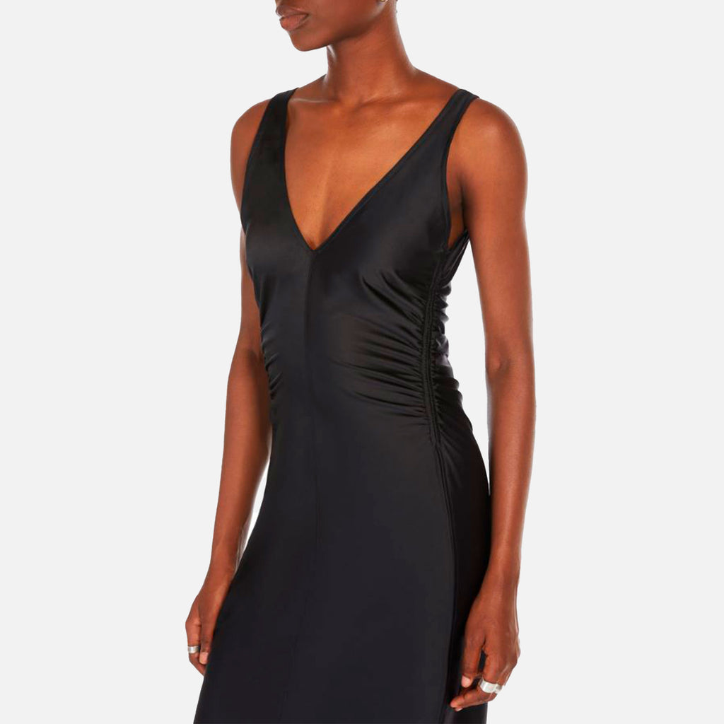 Katia Satin Dress Black