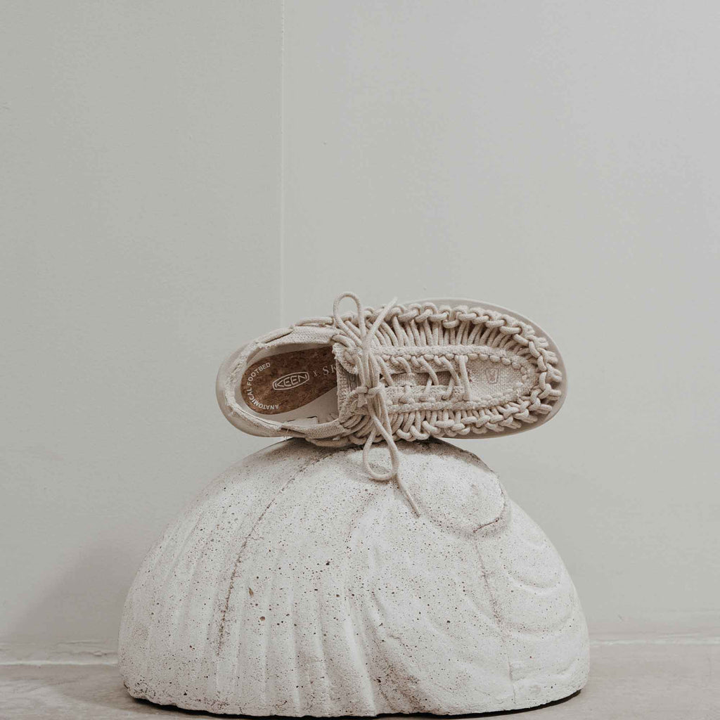 Skall Studio x Keen Uneek Canvas Sandal Natural/Birch