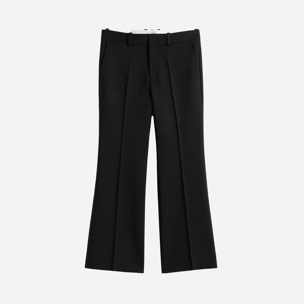 Kick Flare Trousers Black
