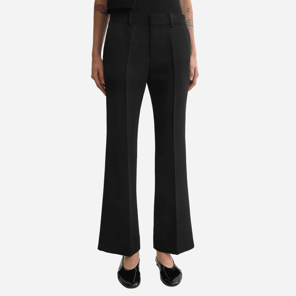 Kick Flare Trousers Black