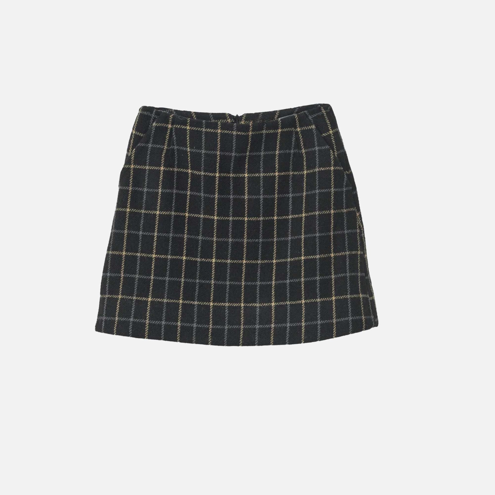 Kjellerup Wool Skirt Black