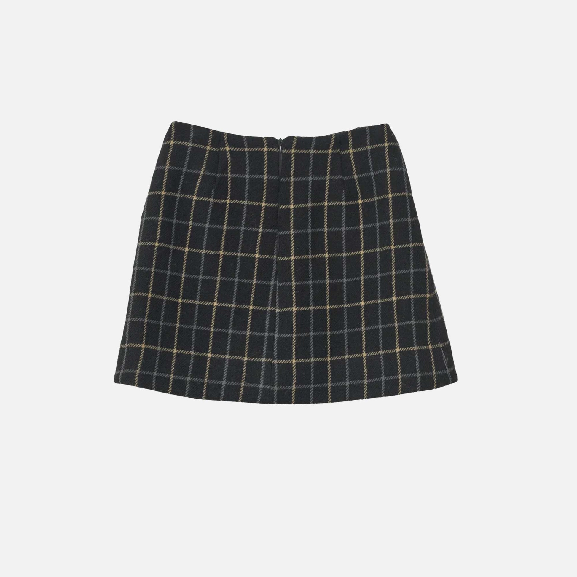 Kjellerup Wool Skirt Black