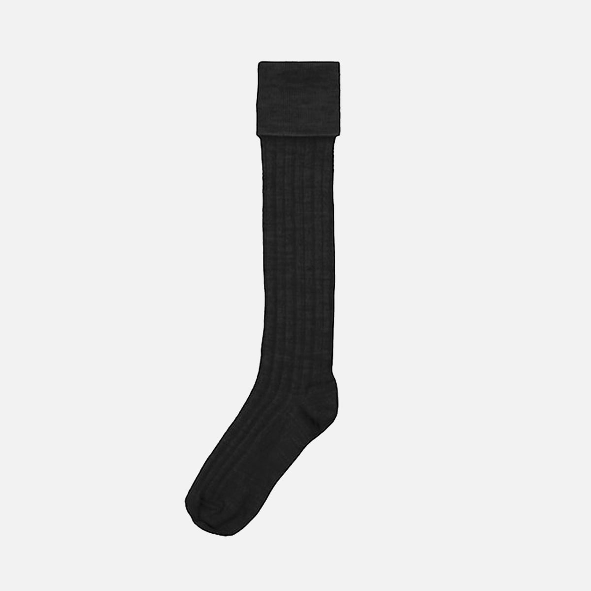 Knee Socks Wool Black