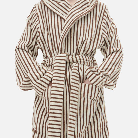 Hooded Bathrobe Kodiak Stripes