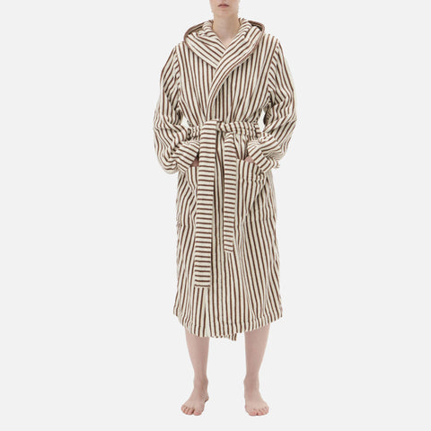 Hooded Bathrobe Kodiak Stripes