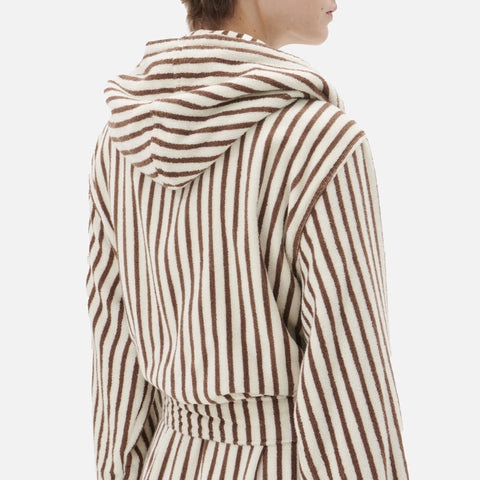 Hooded Bathrobe Kodiak Stripes