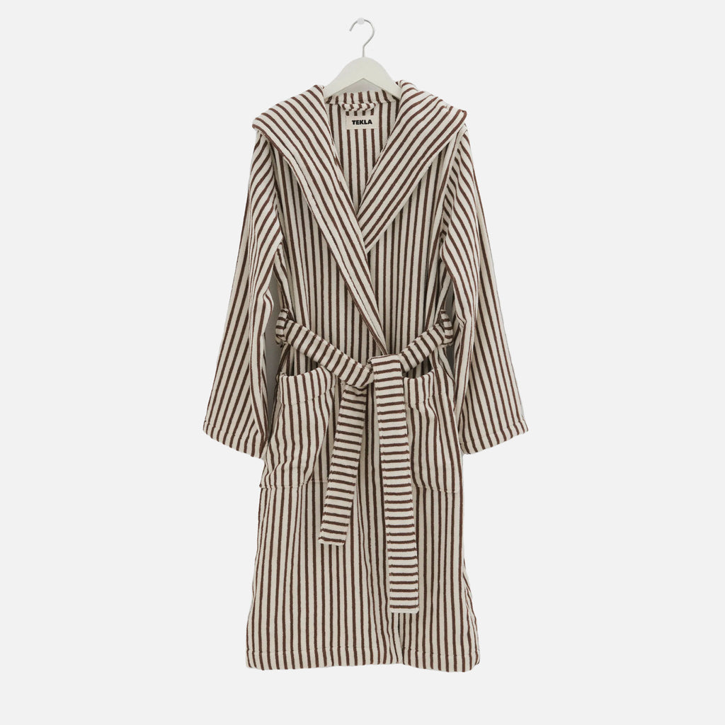 Hooded Bathrobe Kodiak Stripes