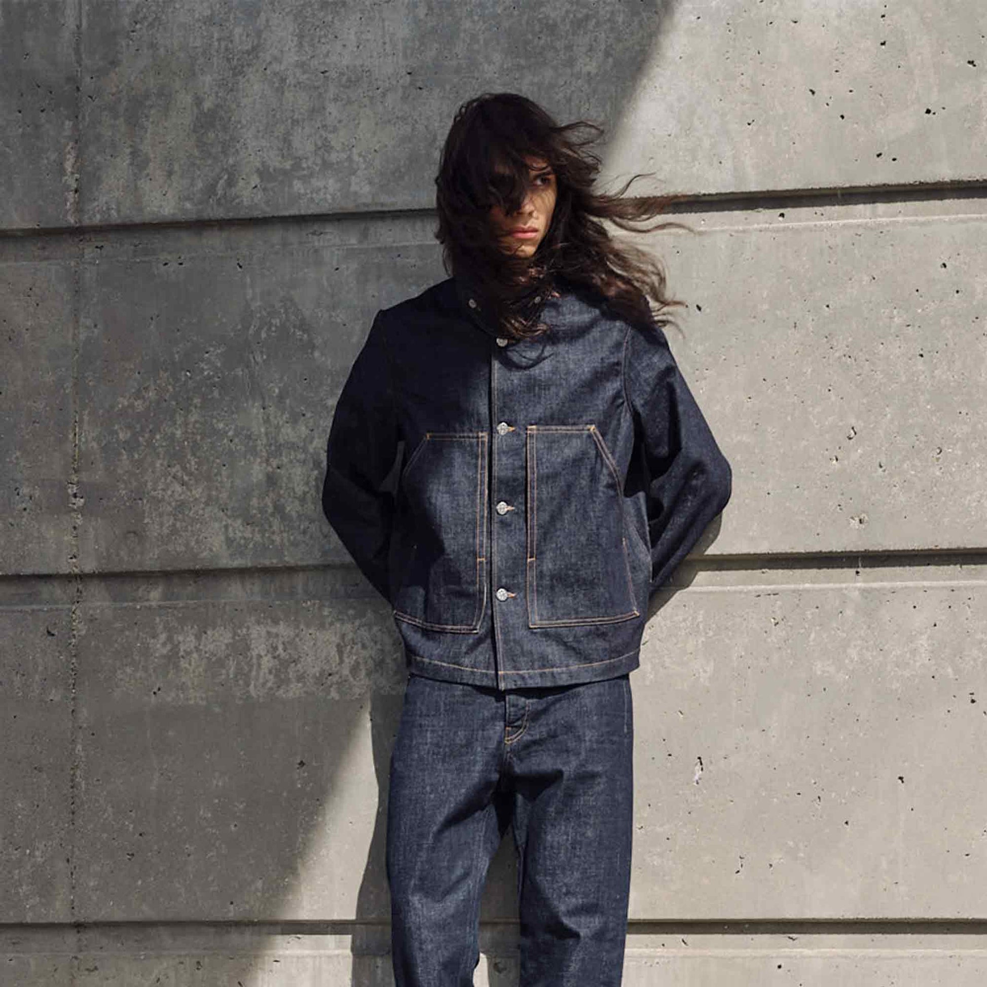 Labour Jacket Simple Rinse