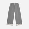 Lace Sweatpants Dark Grey Melange