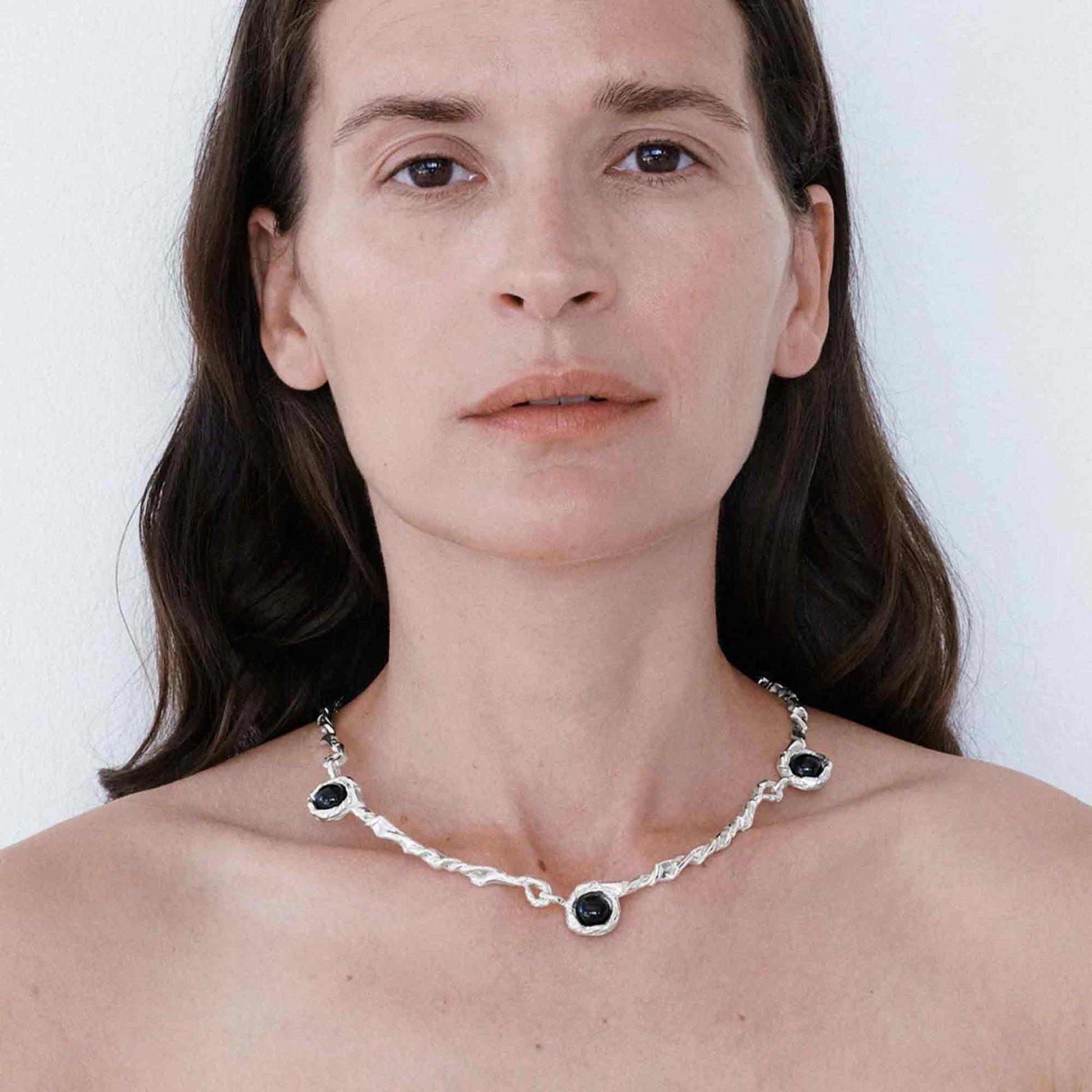 Lago Necklace Silver