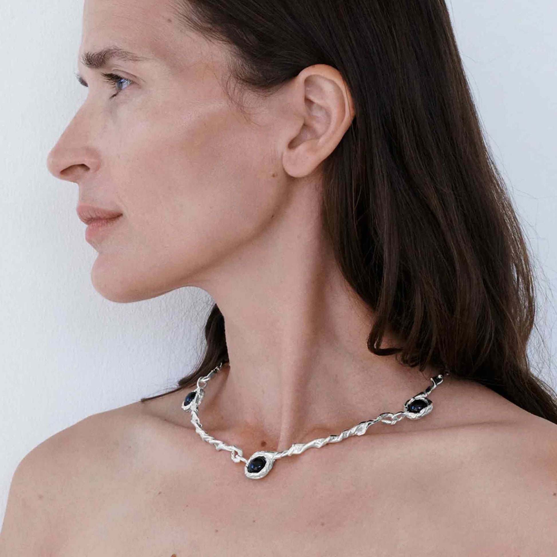 Lago Necklace Silver
