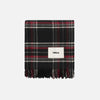 Lambswool Blanket Black Plaid
