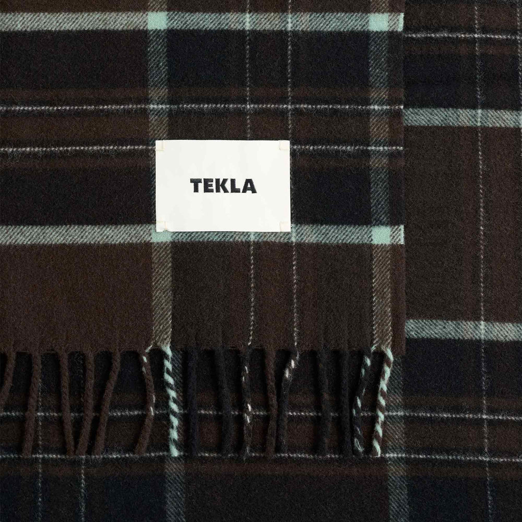 Lambswool Fringed Blanket Fearn Plaid