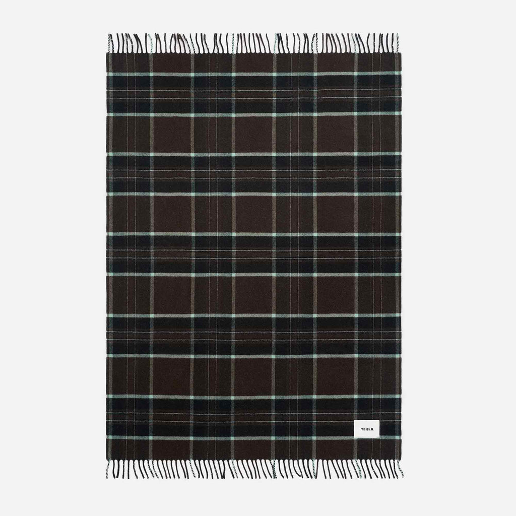 Lambswool Fringed Blanket Fearn Plaid