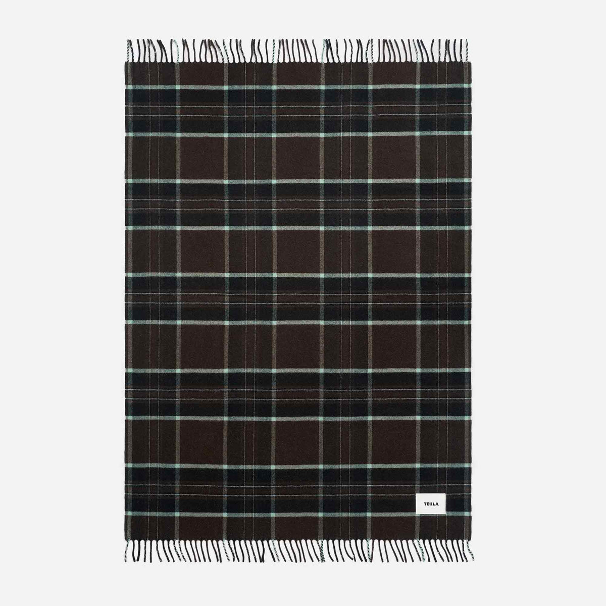 Lambswool Fringed Blanket Fearn Plaid