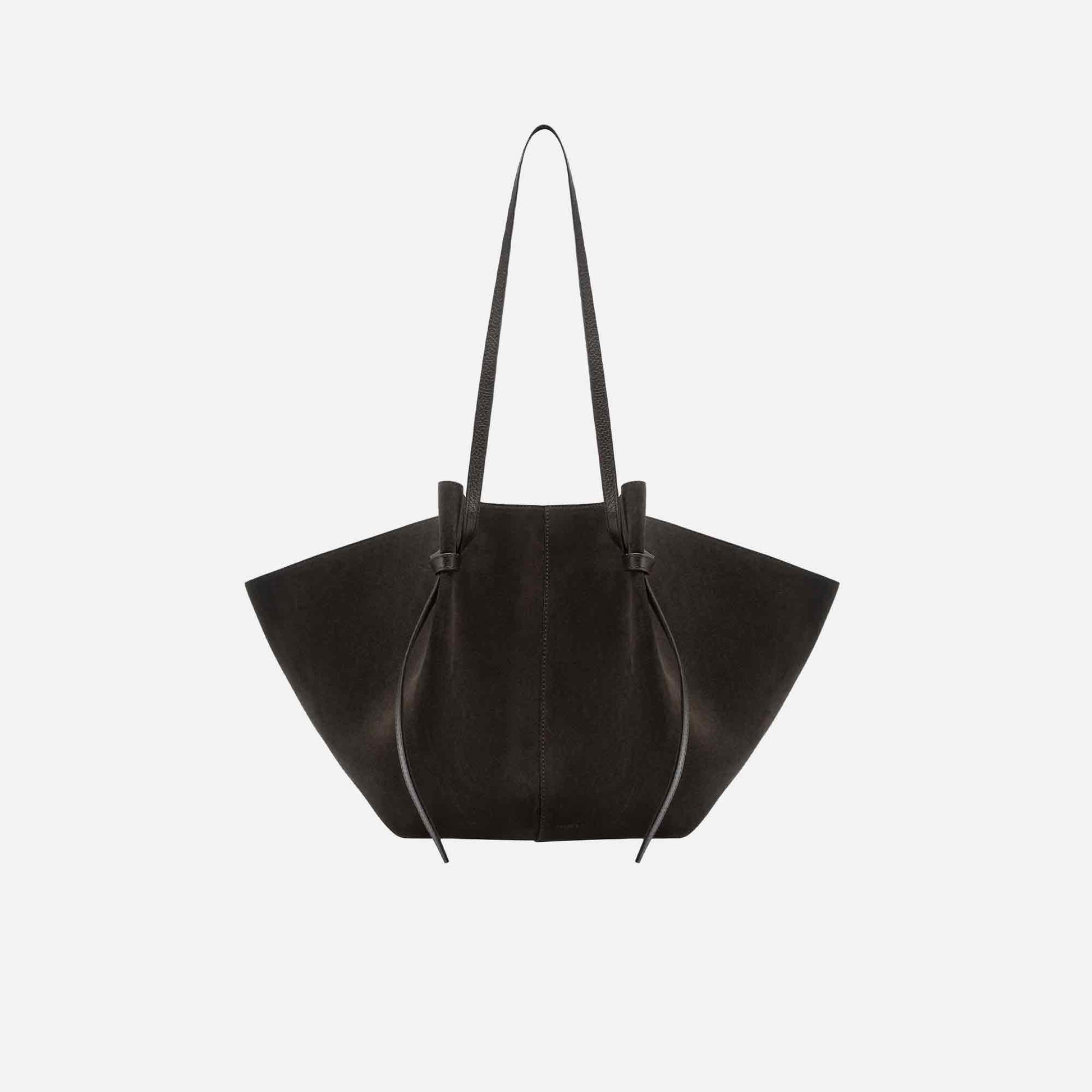 Large Mochi Tote Bag Suede Ganache