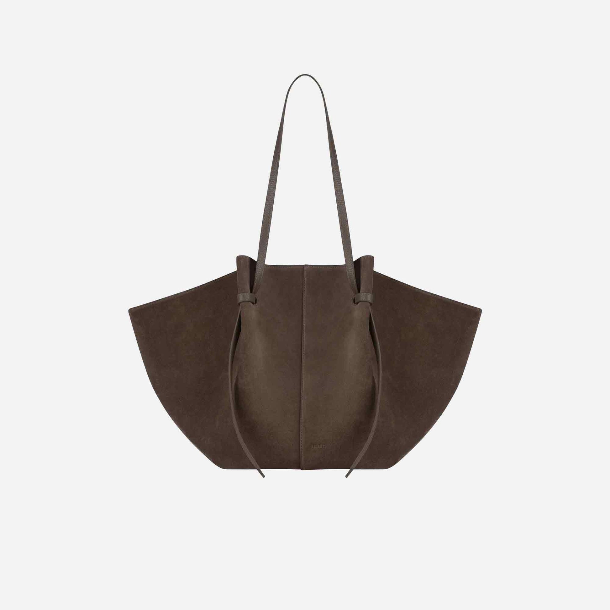 Large Mochi Tote Bag Suede Nutmeg