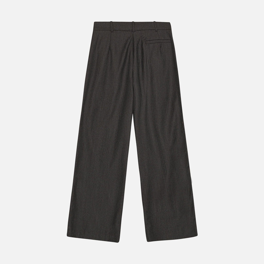 Larry Pants Grey Herringbone