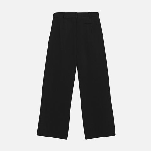 Larry Pants Black Wool