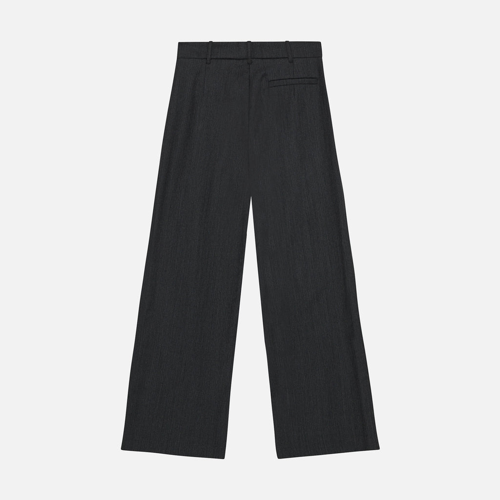 Larry Pants Dark Grey Herringbone
