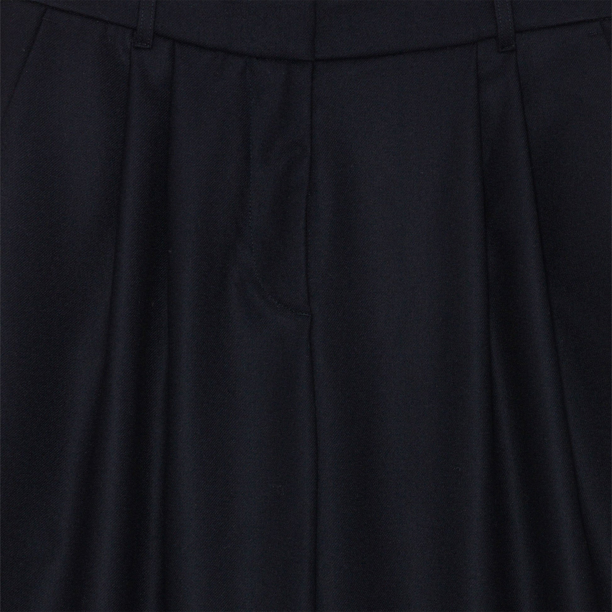 Larry Pants Heavy Wool Navy
