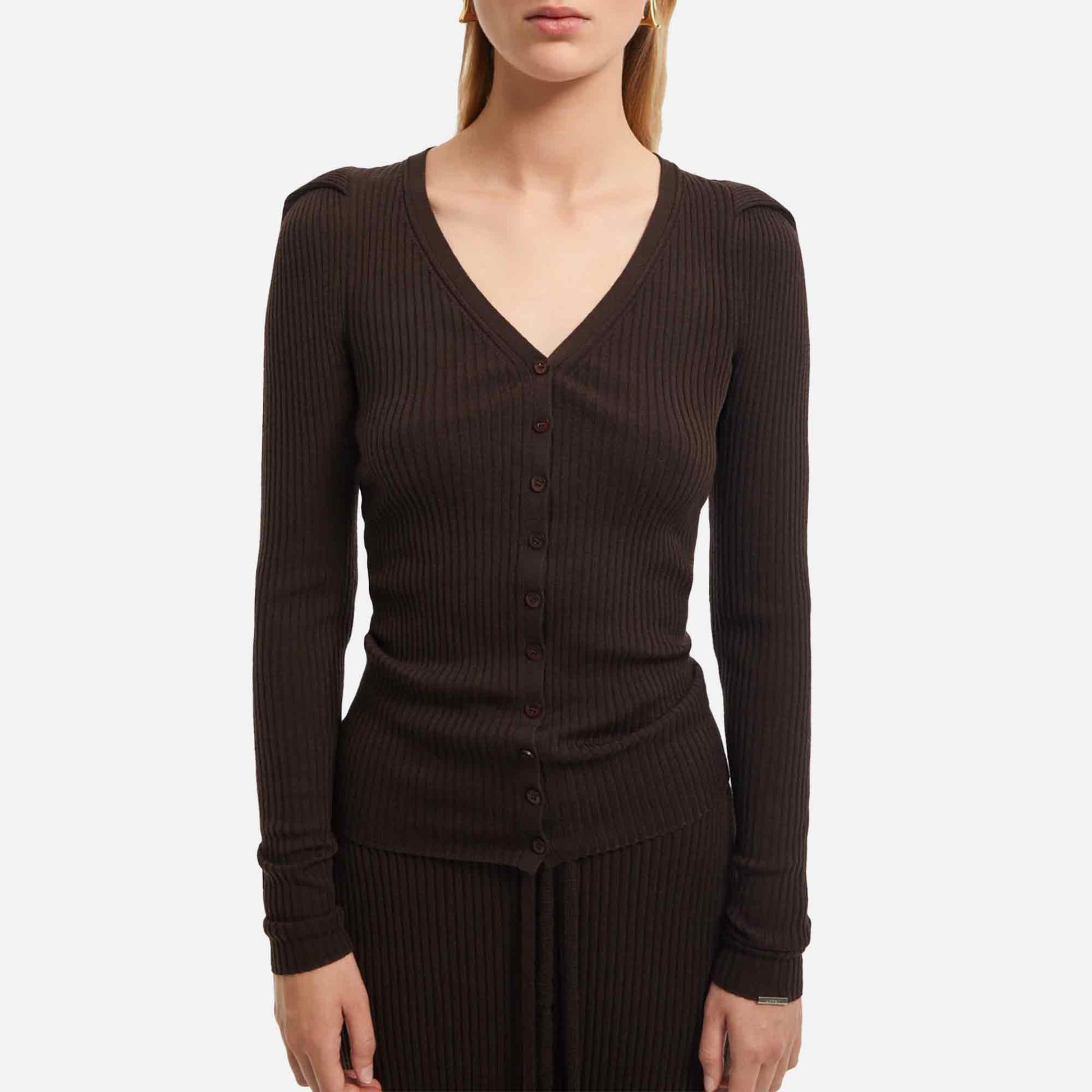 Leandra Top Dark Chocolate