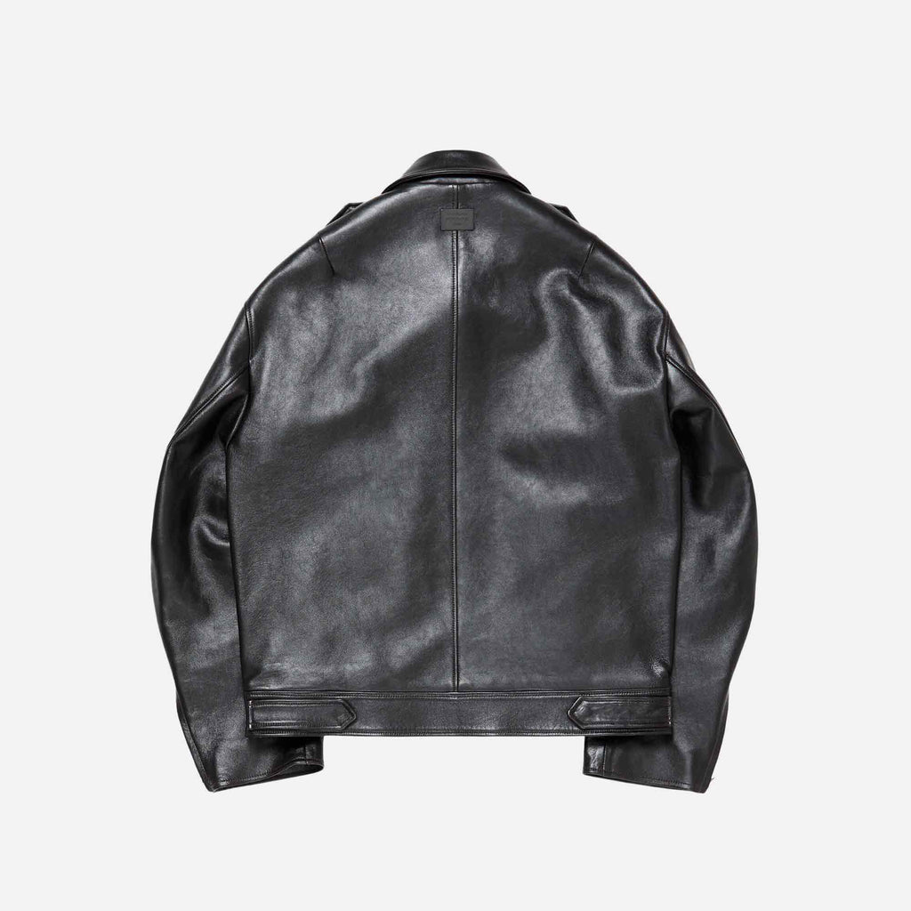 Leather Biker Jacket Black