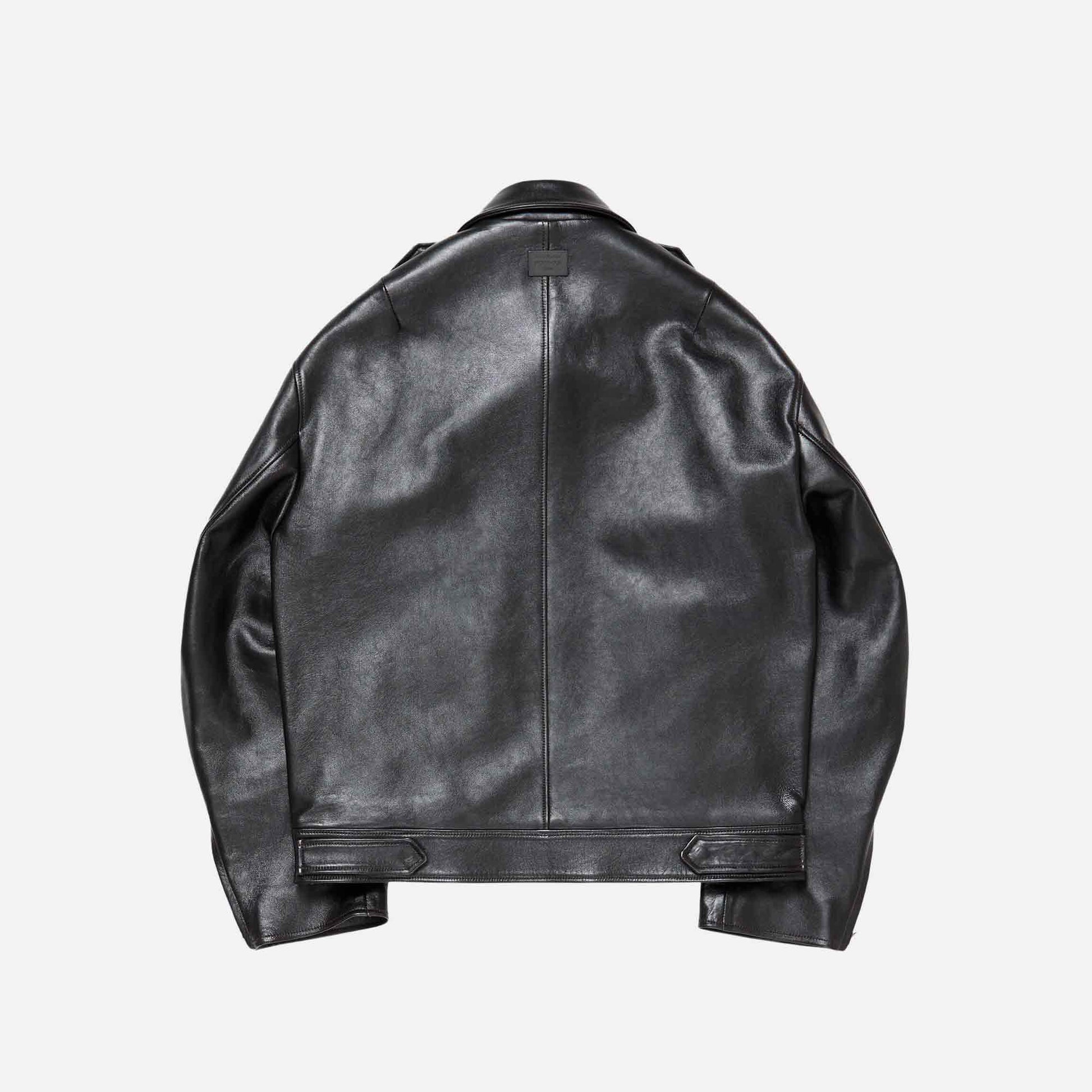 Leather Biker Jacket Black