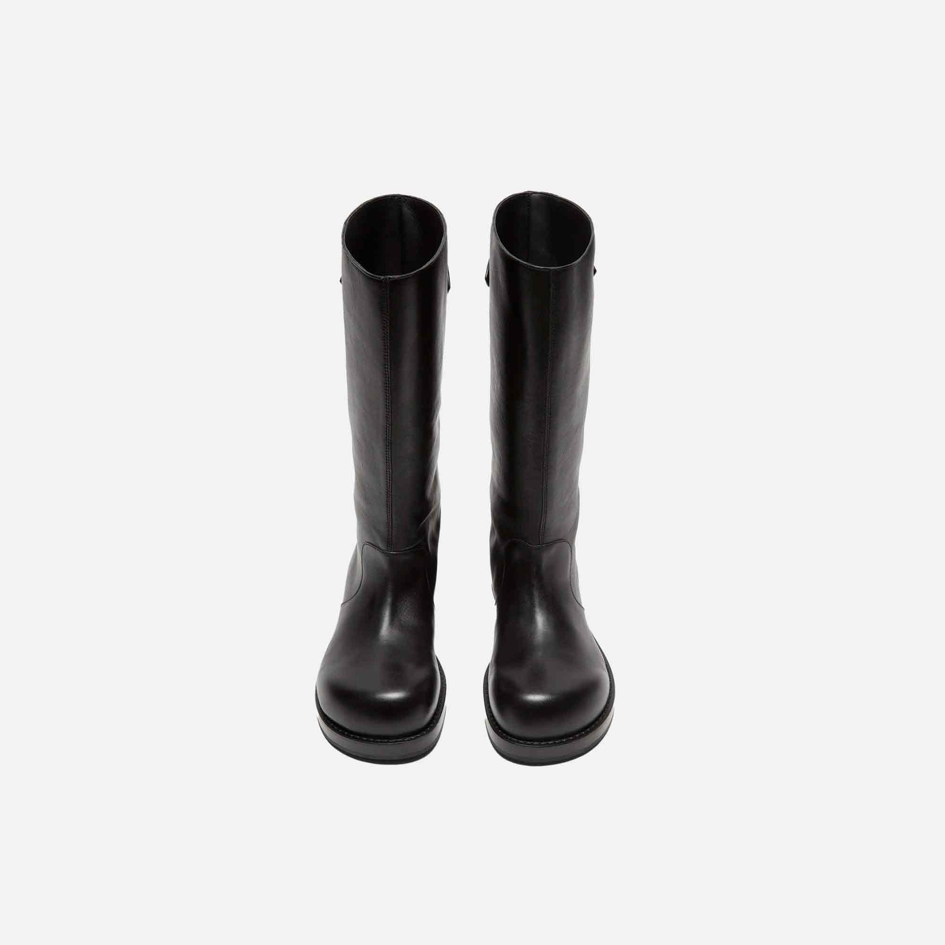 Leather Boots Black