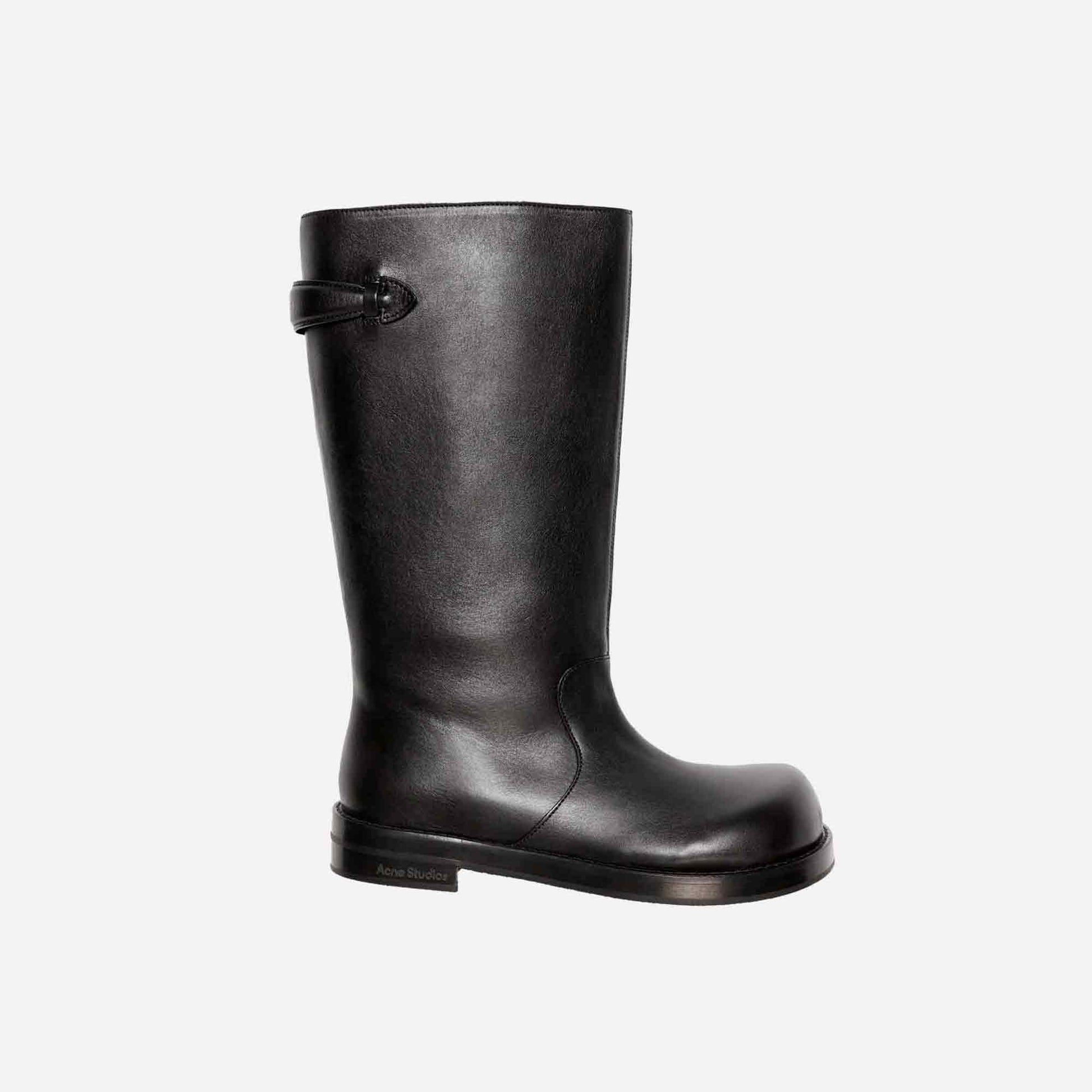 Leather Boots Black