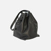 Leather Bucket Bag Black