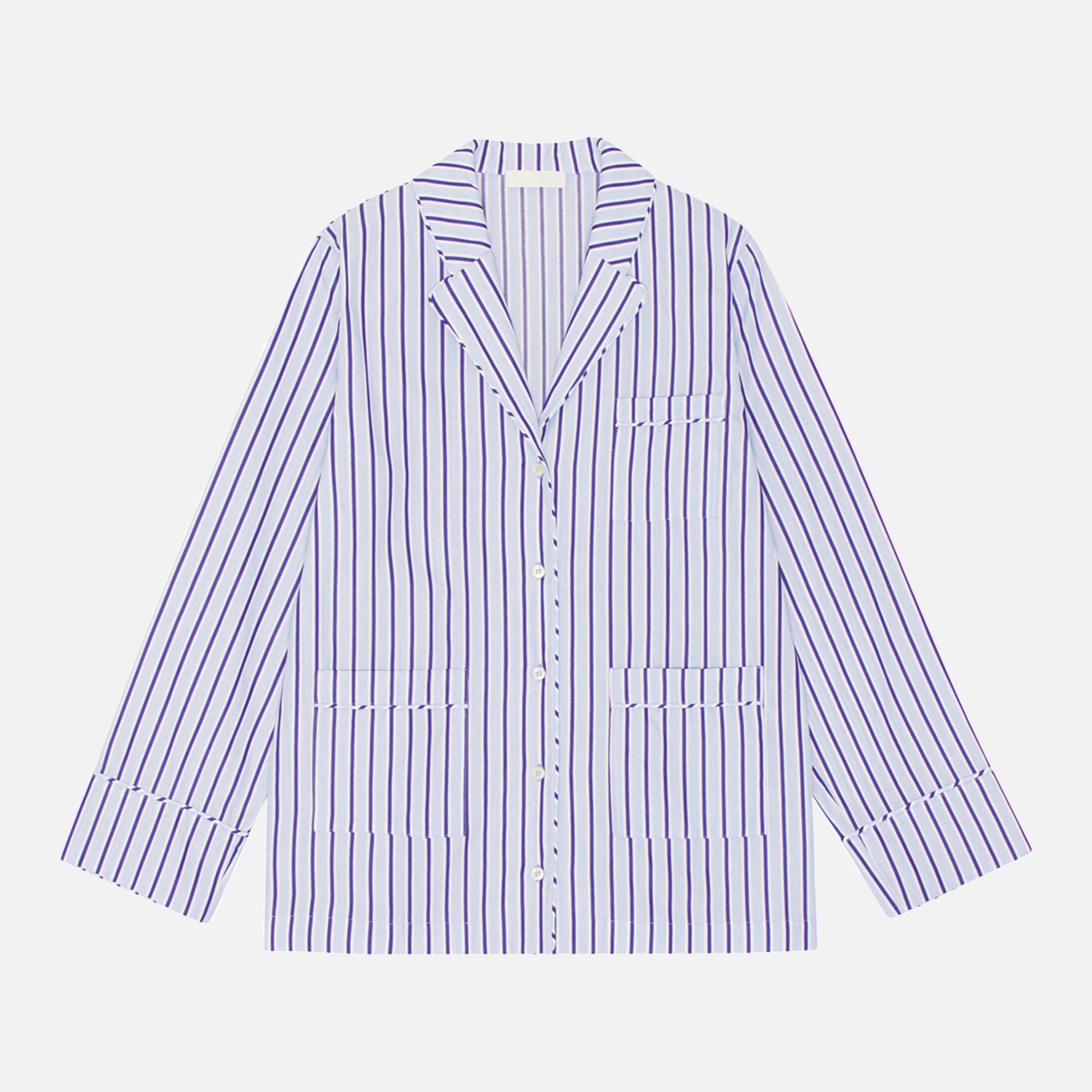 Leo Shirt Blue/Dark Blue Stripe