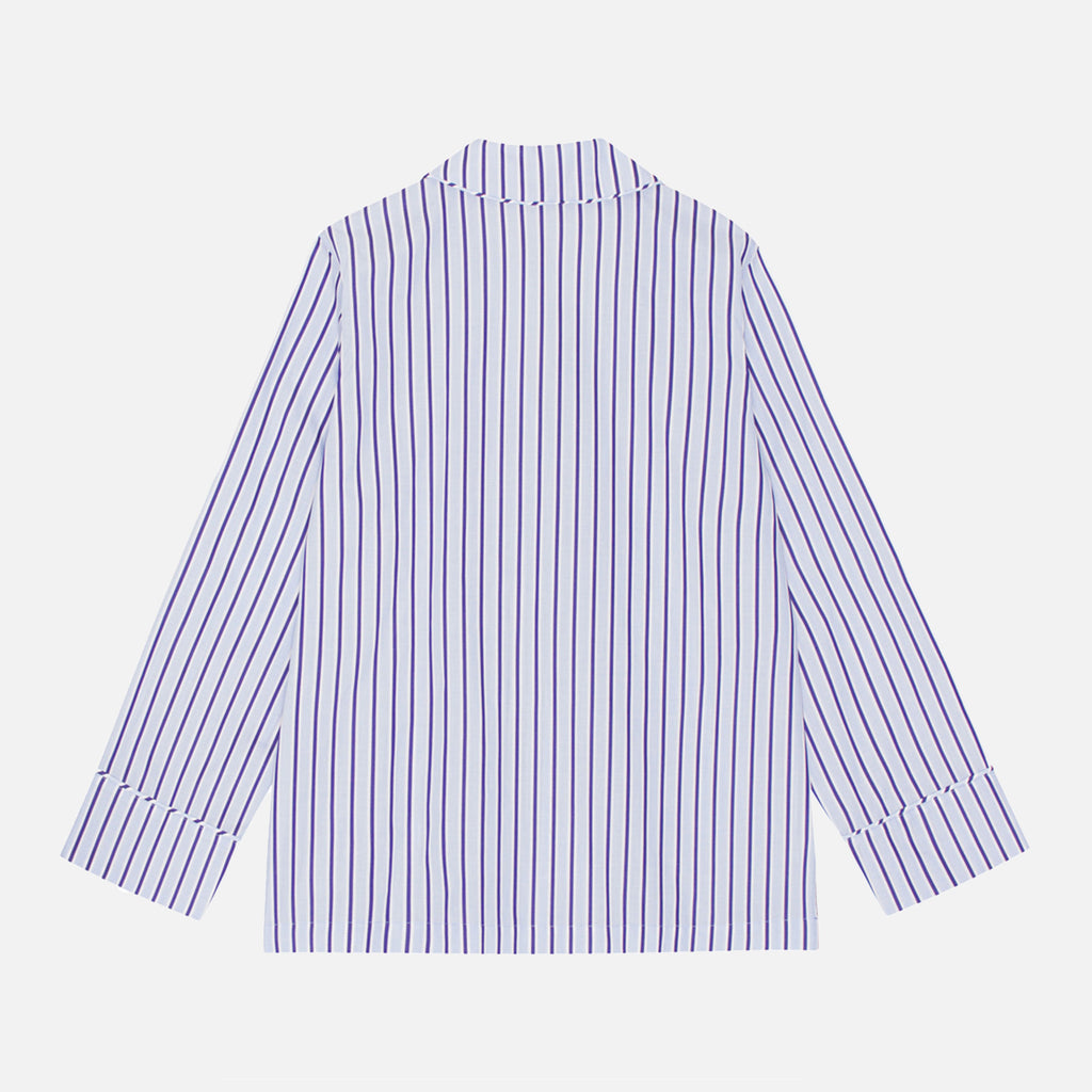 Leo Shirt Blue/Dark Blue Stripe
