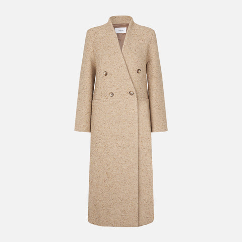 Leona Coat Multi Beige