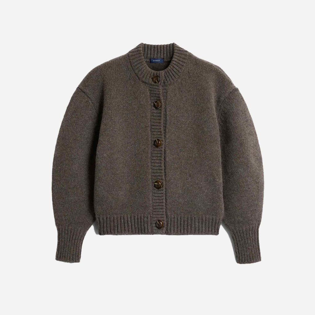 Leonard Cardigan Marron Glace