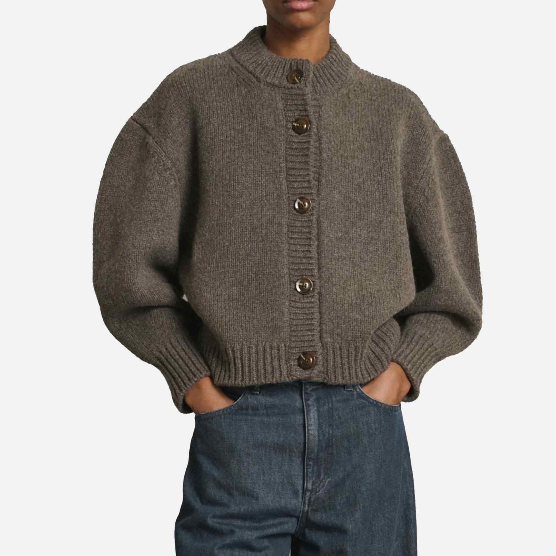 Leonard Cardigan Marron Glace